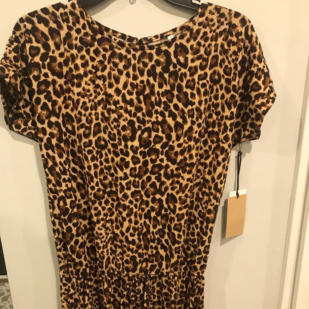 Halogen | Romper shorts animal print